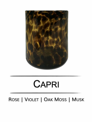 Cove Grande Cheetah Candle | Capri Fragrance