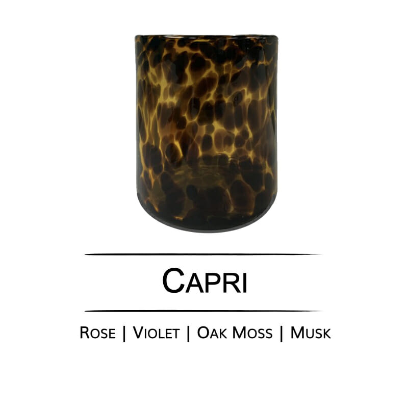 Cove Grande Cheetah Candle | Capri Fragrance
