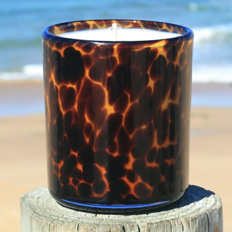 Cove Grande Cheetah Candle