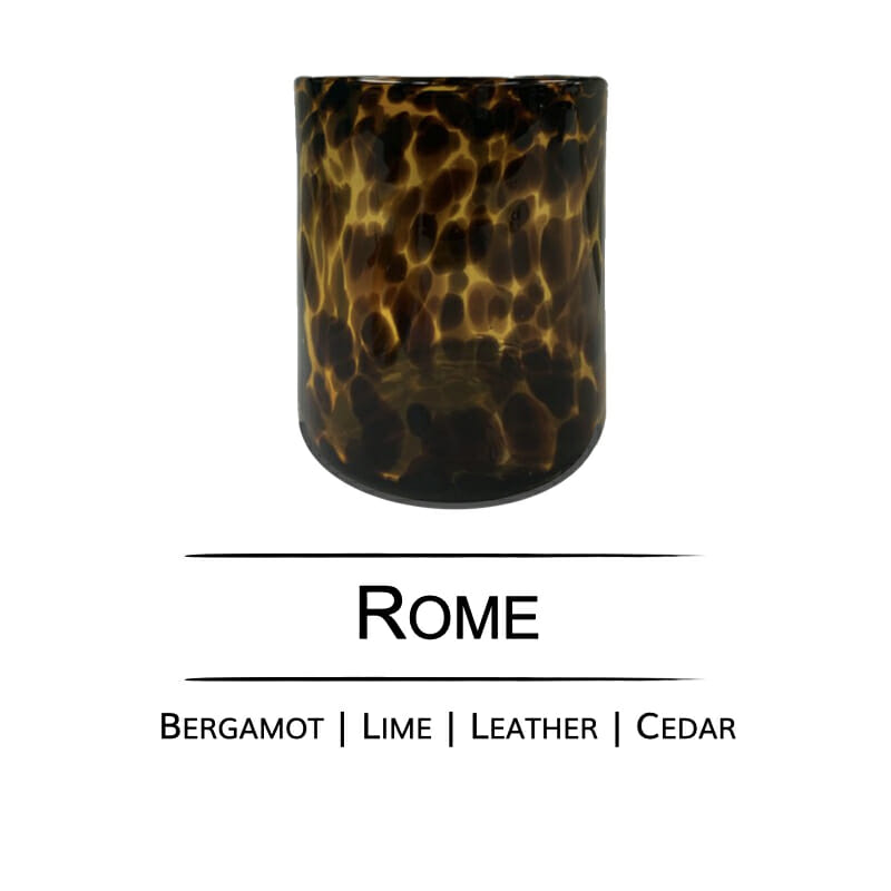 Cove Grande Cheetah Candle | Rome Fragrance