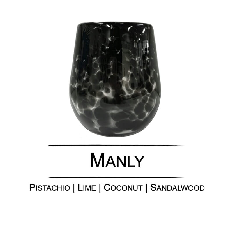 Cove Luxe Snow Leopard Candle Manly