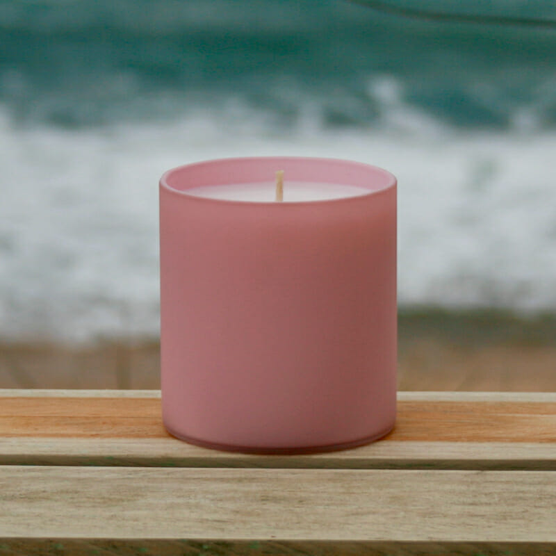 Cove Reef Pink Candle