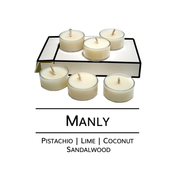 Manly Fragrance | Tea Light Candles
