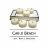 Cove Candles Cable Beach Tea Lights